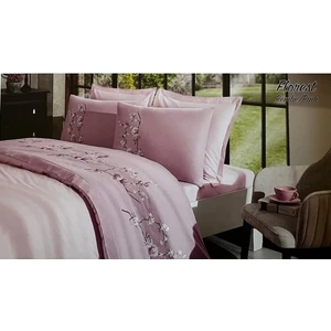 Boutique Çift Kişilik Nevresim Takımı Pembe-Florest