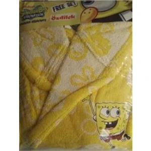 Lisanslı Bornoz 9-10 Yaş Flowers Sponge Bob