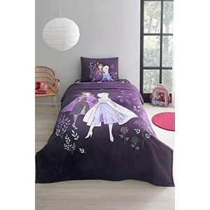 Frozen Natural Tek Kişilik Disney Lisanslı Lastikli Fitted Çarşaf Çocuk Pike Takımı