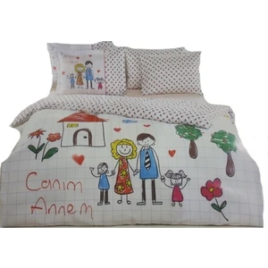Canım Annem (Çift Taraflı) Çift Kişilik Nevresim Takımı