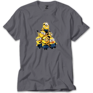 Z zepplin Despicable Me Minions Gri Tişört