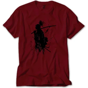 Z zepplin Samurai Miyamoto Musashi Kırmızı Tişört