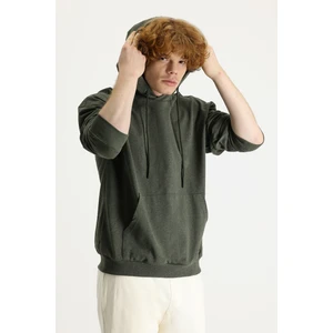 Kapüşonlu Oversize Pamuklu Sweatshirt