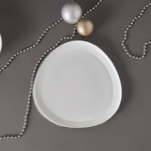 New Agata Opal Cam Servis Tabağı 25 cm