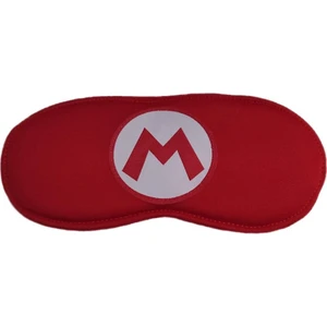 Süper Mario Amblemli Uyku Maskesi | Uyku Bandı