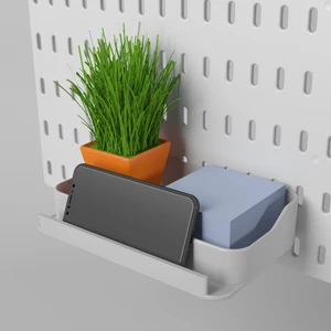 Smilesepet Çok Amaçlı Organizatör Pano Parçası Kutu Raf 11 x 17 cm Beyaz