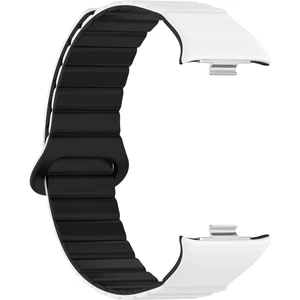 Xiaomi Smart Band 9 Pro Kordon Solo Loop Mıknatıslı Strap Kayış KRD105 Beyaz