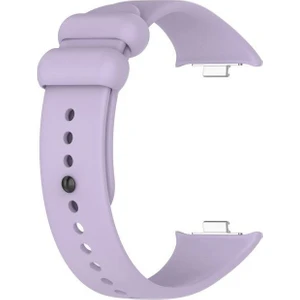 Xiaomi Smart Band 9 Pro Kordon Delikli Kayış Silikon Lila