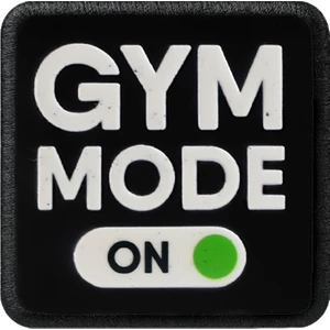 V1  Gym Mode On - 1ss Kod Logolu Unisex Siyah-Siyah Bench (Patch)
