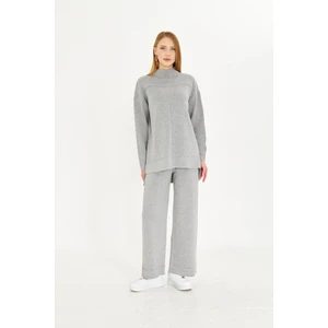 Irmak Kerekli Kadın Düz Oversize Alt Üst Takım 1308