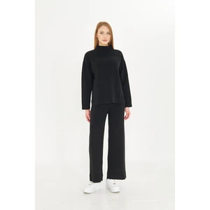 Irmak Kerekli Kadın  Düz Oversize Alt Üst Takım 1308
