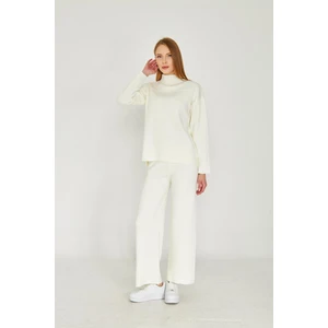 Irmak Kerekli Kadın  Düz Oversize Alt Üst Takım 1308