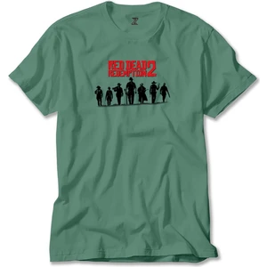 Red Dead Redemption 2 Poster Yeşil Tişört