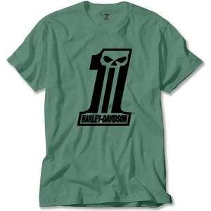 Harley Davidson Custom One Yeşil Tişört
