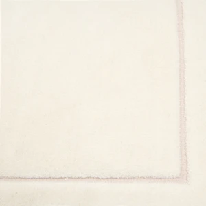 Soft Pete 2'li Banyo Paspası - Beyaz - 60x100 cm + 50x60 cm