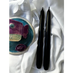 Usta Mum 2'li Klasik Şamdan Mum