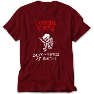 Z zepplin Cannibal Corpse Butchered At Birth Kırmızı Tişört