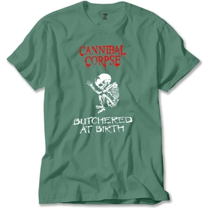 Z zepplin Cannibal Corpse Butchered At Birth Yeşil Tişört