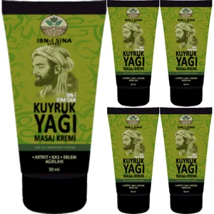 Kuyruk Yağı Sırt Bel  Iskelet Harici Uygulama ağrrkremi 50ML 5 Adet Krem