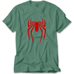 Z zepplin Spiderman Logo Yeşil Tişört