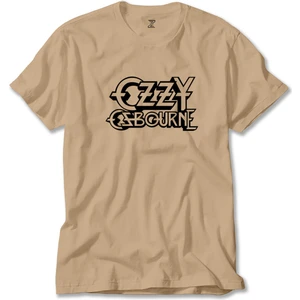 Z zepplin Ozzy Osbounre Logo Krem Tişört