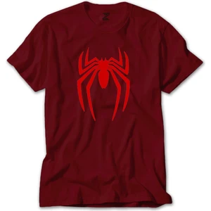 Z zepplin Spiderman Logo Kırmızı Tişört