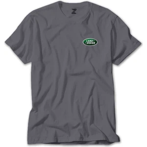 Z zepplin Land Rover Logo Gri Tişört