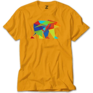 Z zepplin Bear Color Mozaik Sarı Tişört