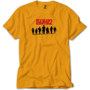 Red Dead Redemption 2 Poster Sarı Tişört