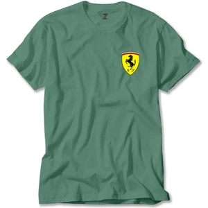 Z zepplin Ferrari Logo Yeşil Tişört