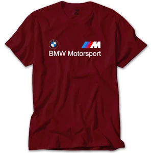 Z zepplin Bmw Logo M Power Motorsport Kırmızı Tişört