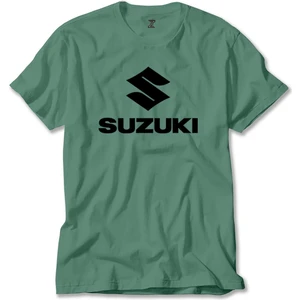 Z zepplin Suzuki Logo Text Black Yeşil Tişört