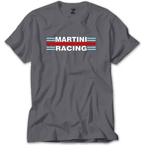 Z zepplin Martini Racing Gri Tişört
