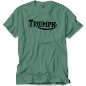 Z zepplin Triumph Motorcycles Logo Yeşil Tişört