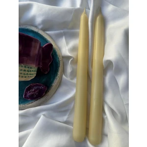 Usta Mum 2'li Klasik Şamdan Mum