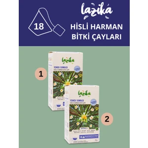 (2'Lİ SET) Hisli Harman Yemek Sonrası (Sindirella)-Rezene, Elma, Zencefil, Tarçın,Papatya...