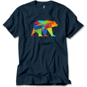 Z zepplin Bear Color Mozaik Lacivert Tişört