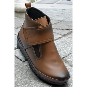 140 Ortopedik Taban Cırtlı Siyah Anne Botu Kadın Bot Postal Çizme