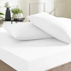 Ranforce Pamuklu Lastikli 120 x 200 cm Çarşaf Seti Beyaz