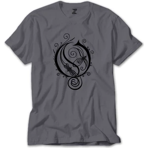 Z zepplin Opeth Type Gri Tişört