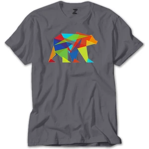 Z zepplin Bear Color Mozaik Gri Tişört