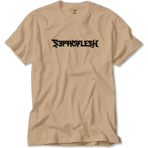 Z zepplin Septicflesh Logo Krem Tişört