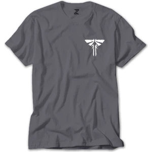 Z zepplin The Last Of Us Logo Gri Tişört