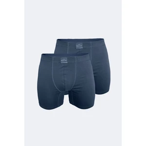 Erkek Füme 2 Li Pamuk Elastan Uzun Boxer 2M073