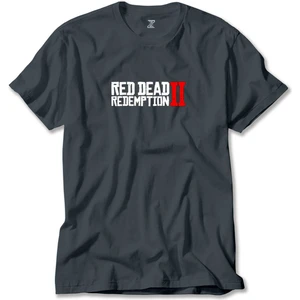 Z zepplin Red Dead Redemption 2 Text Füme Tişört