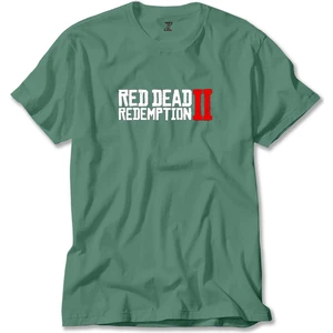 Z zepplin Red Dead Redemption 2 Text Yeşil Tişört