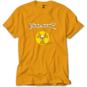 Z zepplin Megadeth Nuclear Radioactive Sarı Tişört