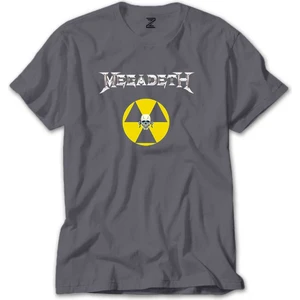 Z zepplin Megadeth Nuclear Radioactive Gri Tişört
