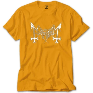 Z zepplin Mayhem Logo Sarı Tişört