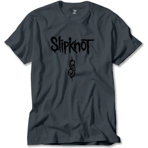 Z zepplin Slipknot Logo Text Füme Tişört